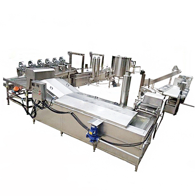 Industrial potato chips production line potato chips french fries full automatic making machine